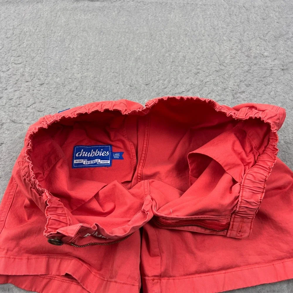 Chubbies‎ Shorts Men's Large Pink Dippers 7